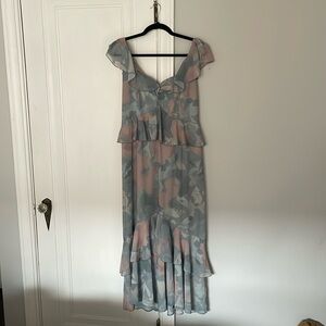 Show Me Your Mumu Multicolor Ruffle Dress